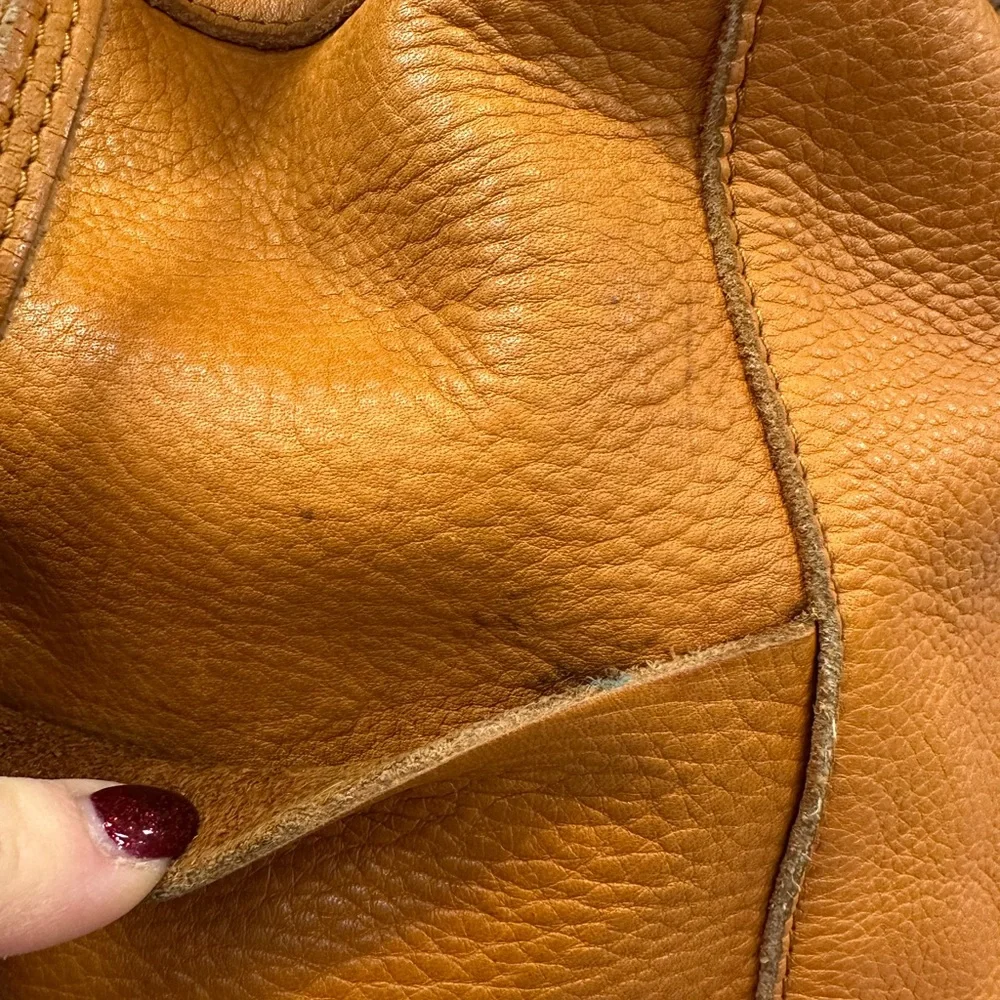 Caterina Lucchi Tan Leather Bucket Bag - Picture 5 of 12